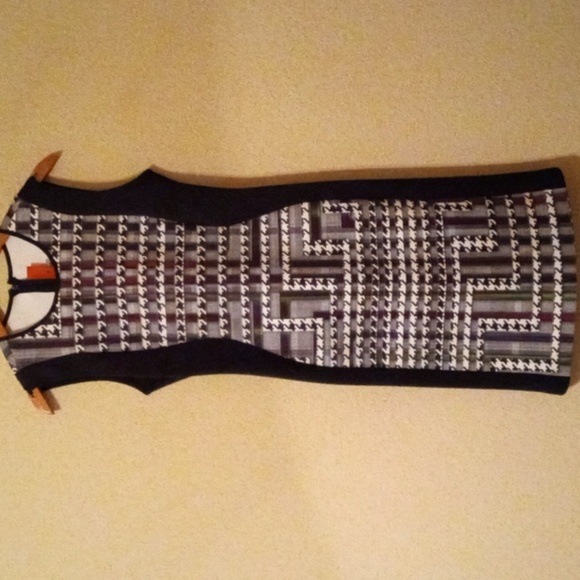 Clover canyon houndstooth neoprene dress - Picture 2 of 7